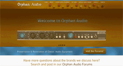 Desktop Screenshot of orphanaudio.com